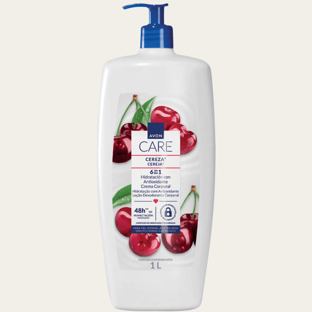 Hidratante Corporal Avon Care 6 en 1 Cereza