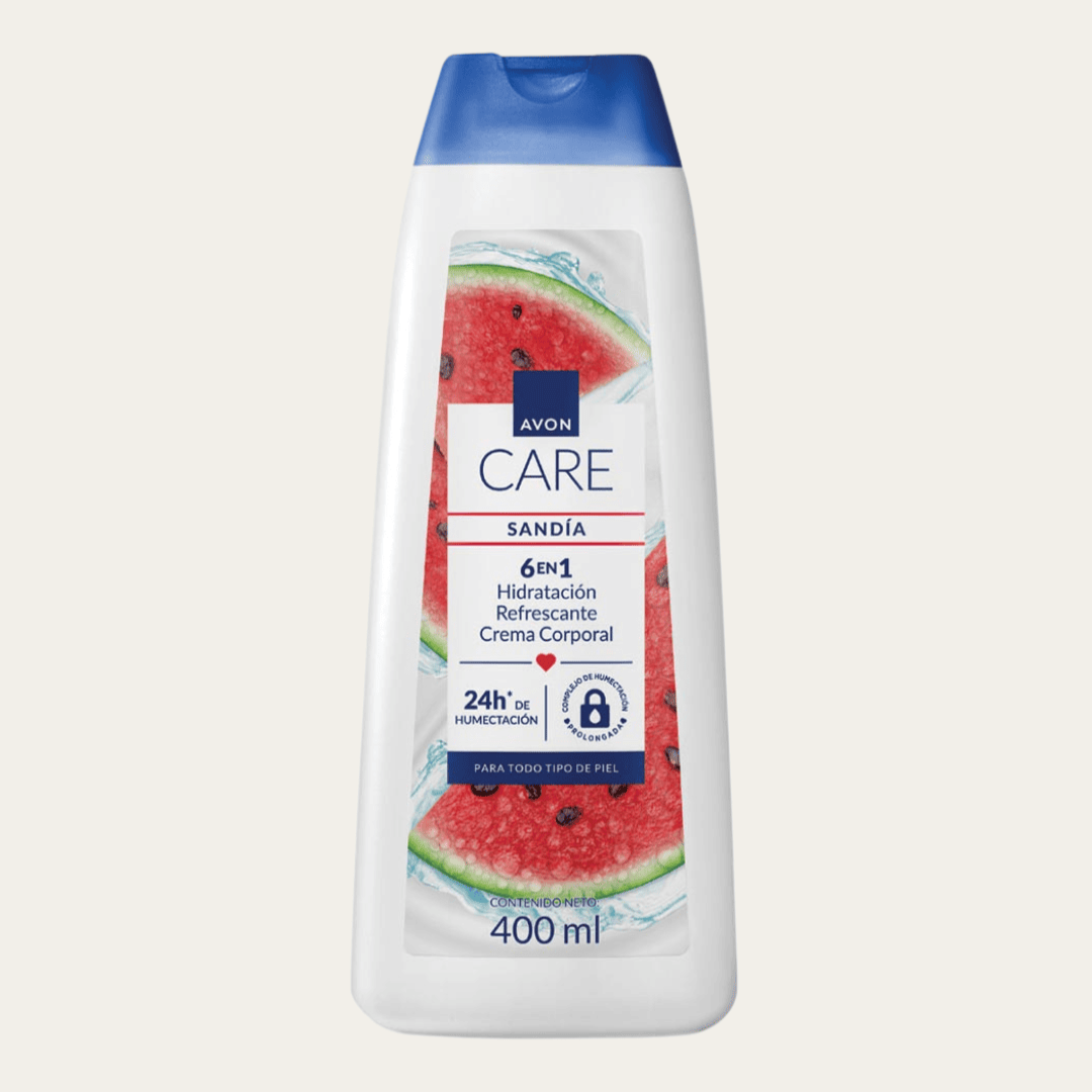 Crema Corporal 6 en 1 avon care sandía