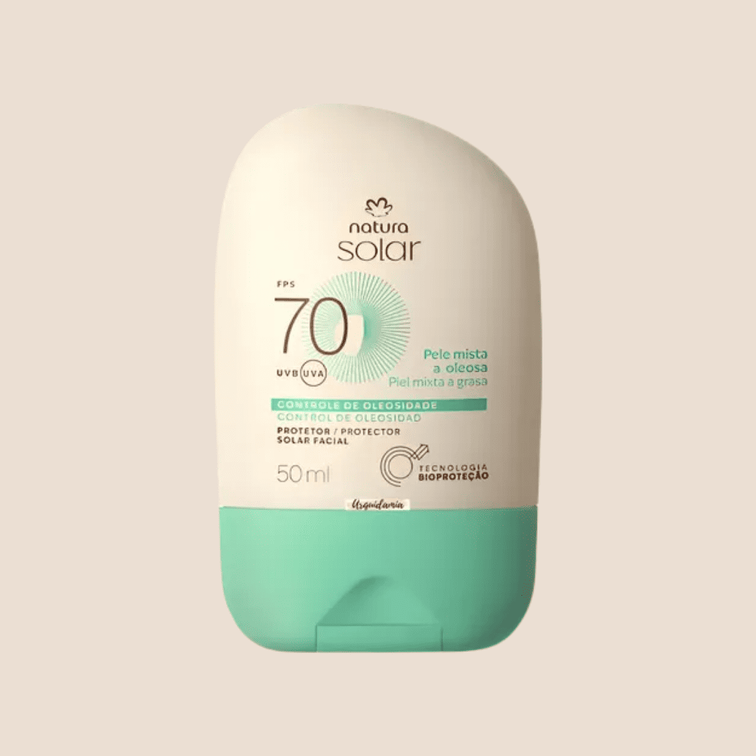 Protector Solar Facial Piel Mixta a Oleosa FPS 70 Natura Solar