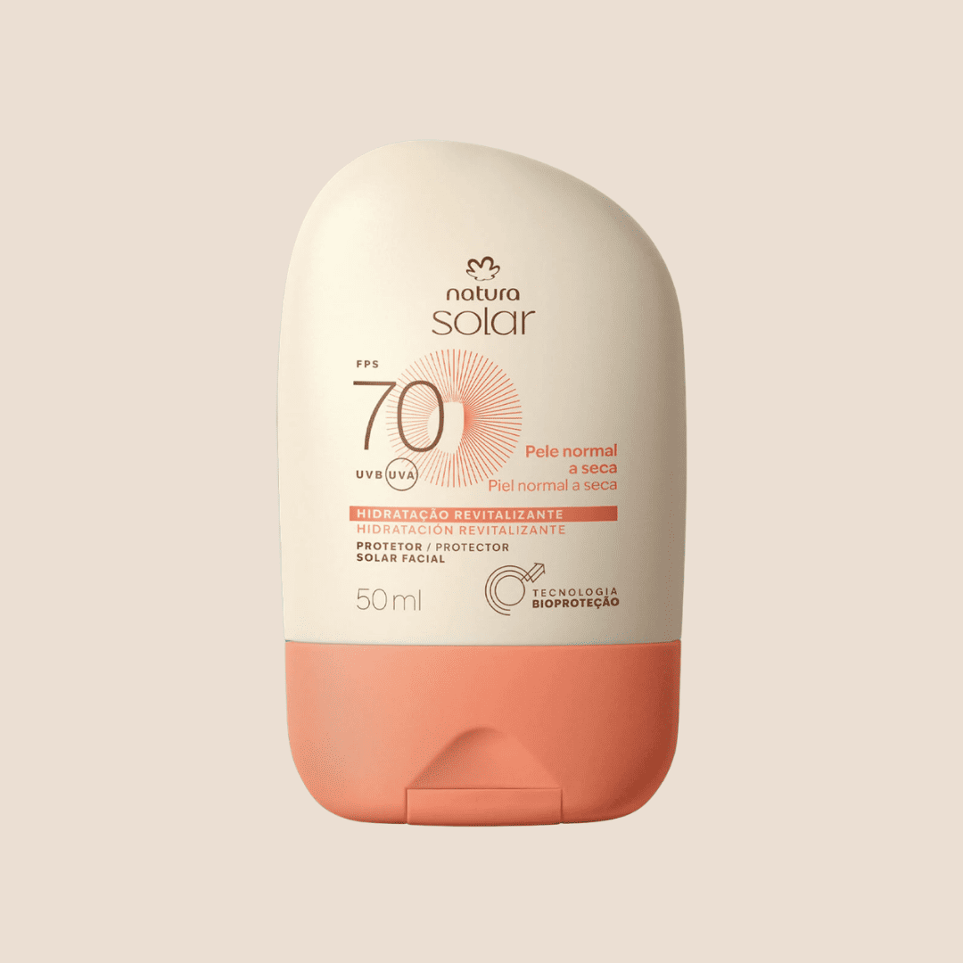 Protector Solar Facial Piel Seca FPS 70 Natura Solar