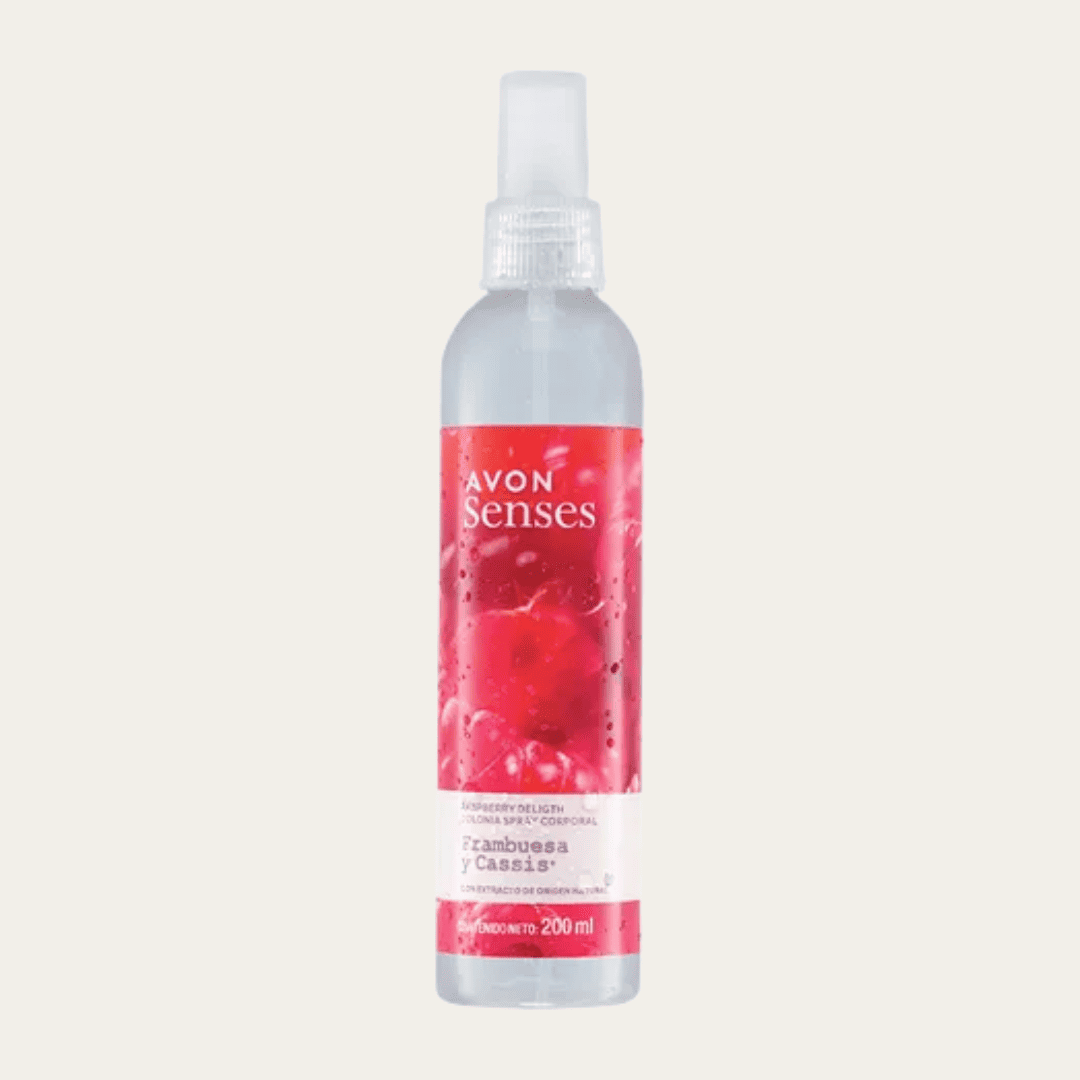 Body Splash Senses Frambuesa y Cassis