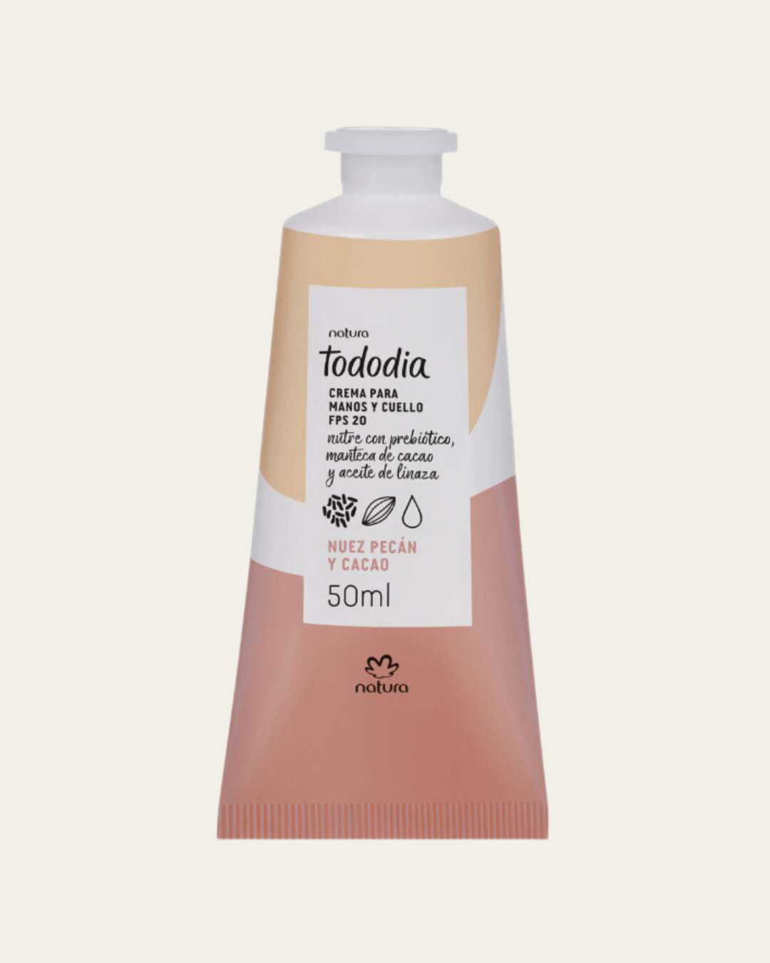 Crema Para Manos Tododia Nuez Pecán y Cacao