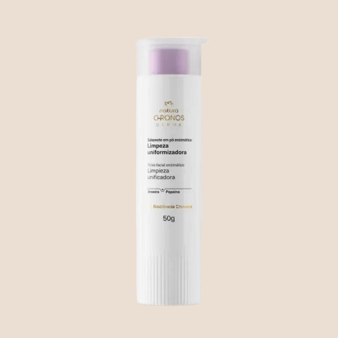 Jabón en Polvo Enzimático Limpieza Uniformizante Chronos Derma