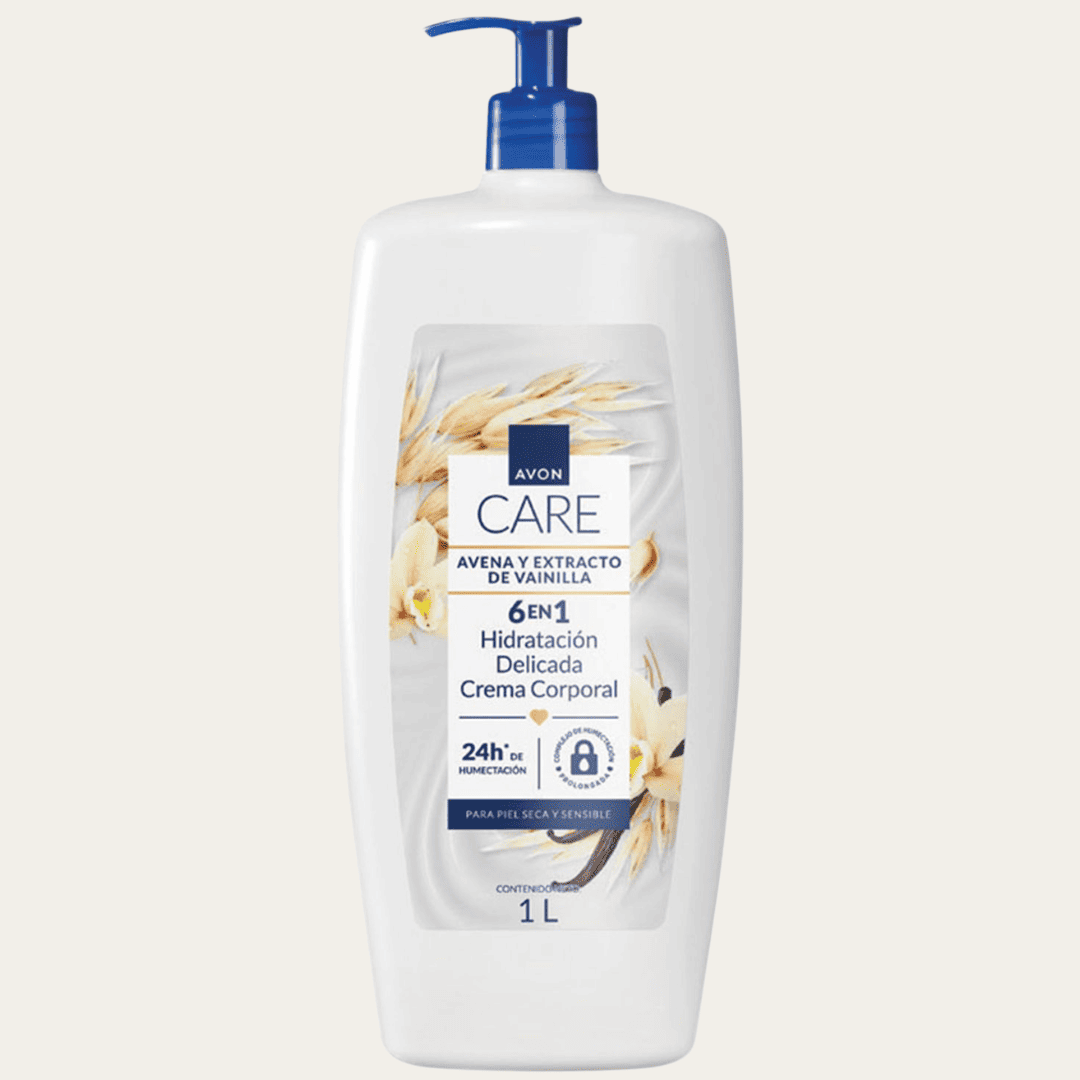 Hidratante Corporal Avon Care 6 en 1 Avena y Vainilla