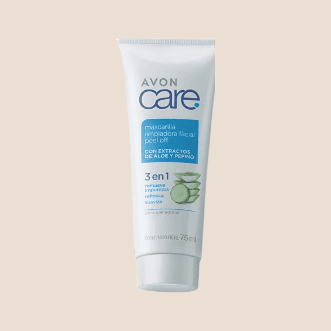 Mascarilla Facial Avon Face 3 en 1 pepino y aloe vera