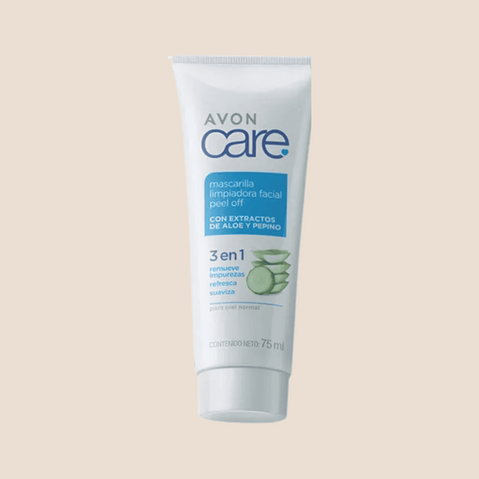 Mascarilla Facial Avon Face 3 en 1 pepino y aloe vera