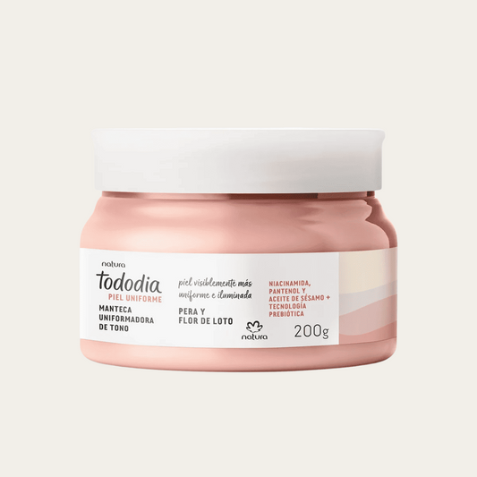 Mantequilla Corporal Piel Uniforme Tododia Pera y Flor de Loto