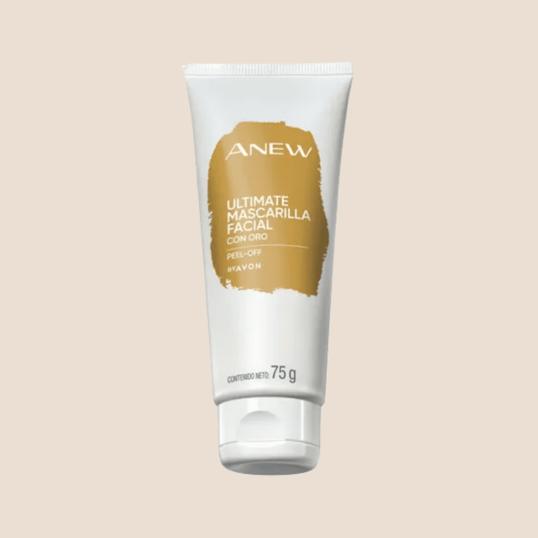 Anew radiance mascarilla facial con oro peel off