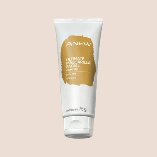 Anew radiance mascarilla facial con oro peel off