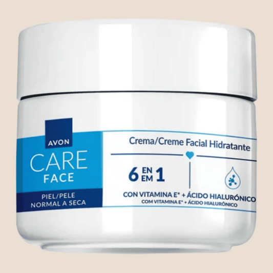 Crema Facial Avon CAre 6 en 1 con Vitamina E