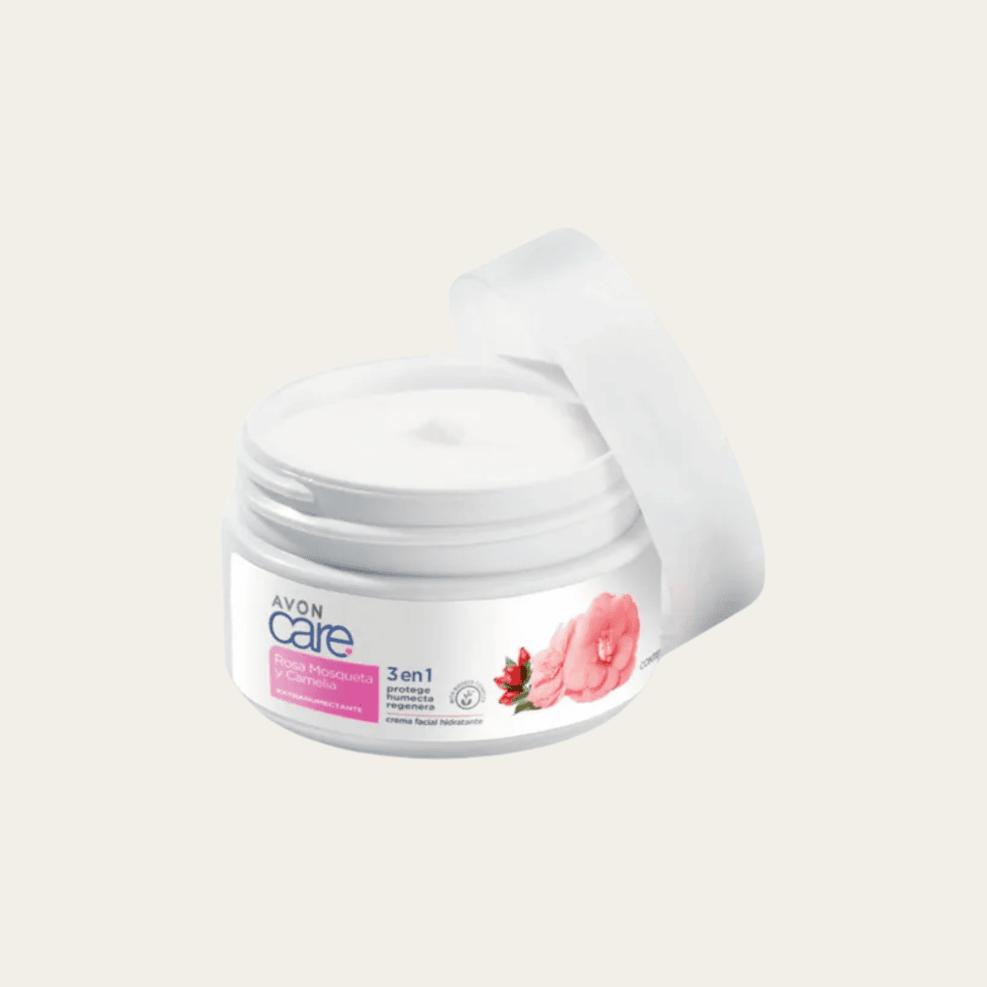 Crema Facial Avon Care 3 en 1 Rosa Mosqueta y Camelia