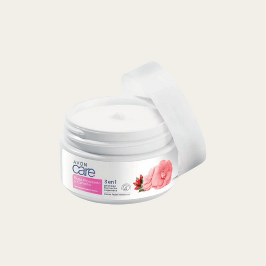 Crema Facial Avon Care 3 en 1 Rosa Mosqueta y Camelia