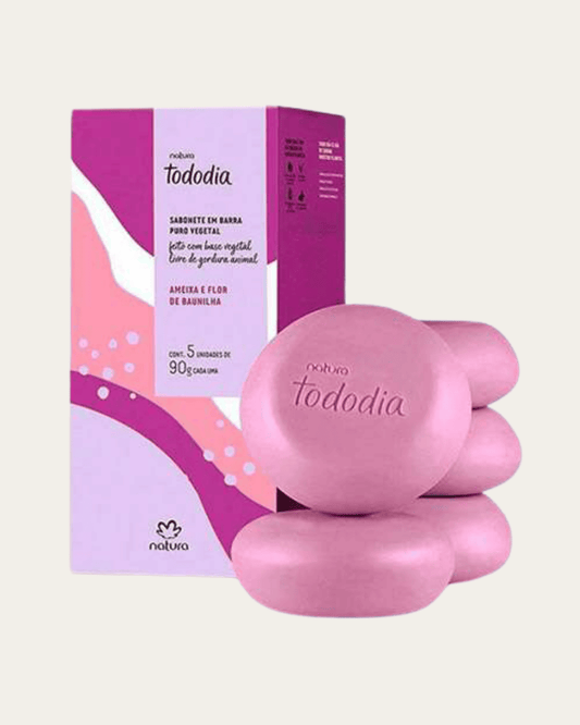 Jabón Corporal x5 Tododia en Barra Ciruela y Flor de Vainilla