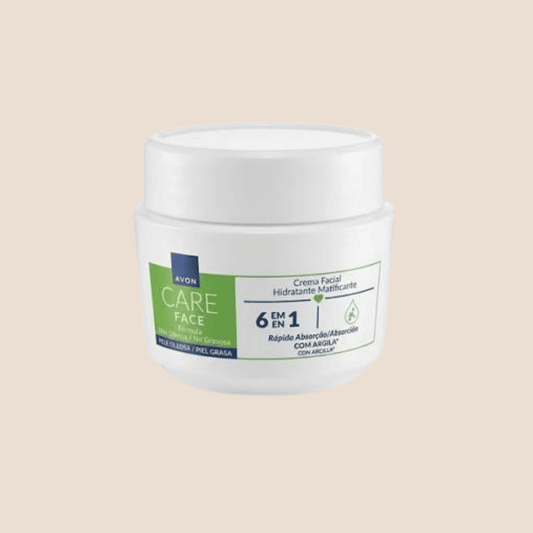 Crema facial Avon Care 6 en 1 con Arcilla