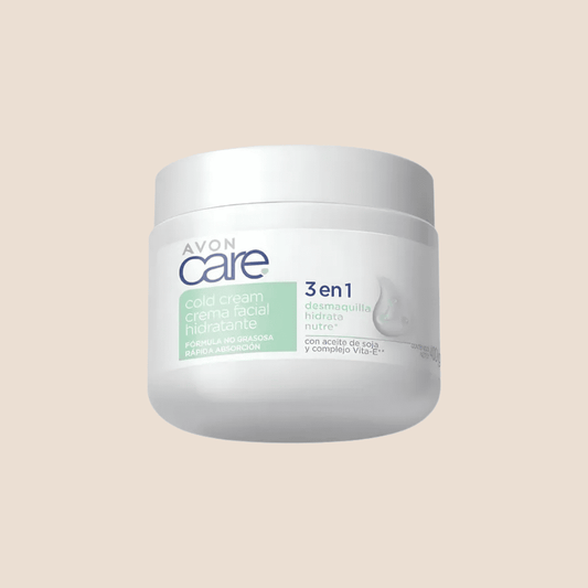 Crema facial Avon Care 6 en 1 con aceite de soya y vitamina e