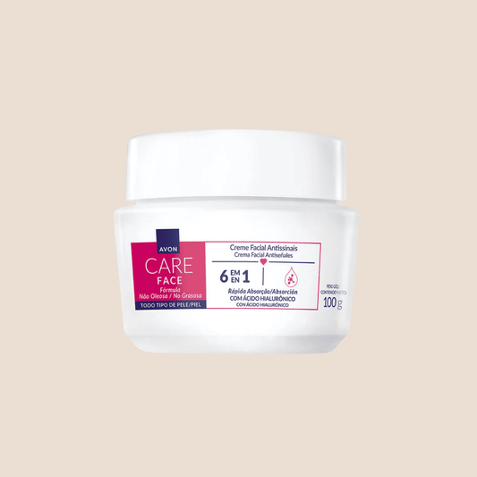 Crema facial Avon Care 6 en 1 Antiseñales